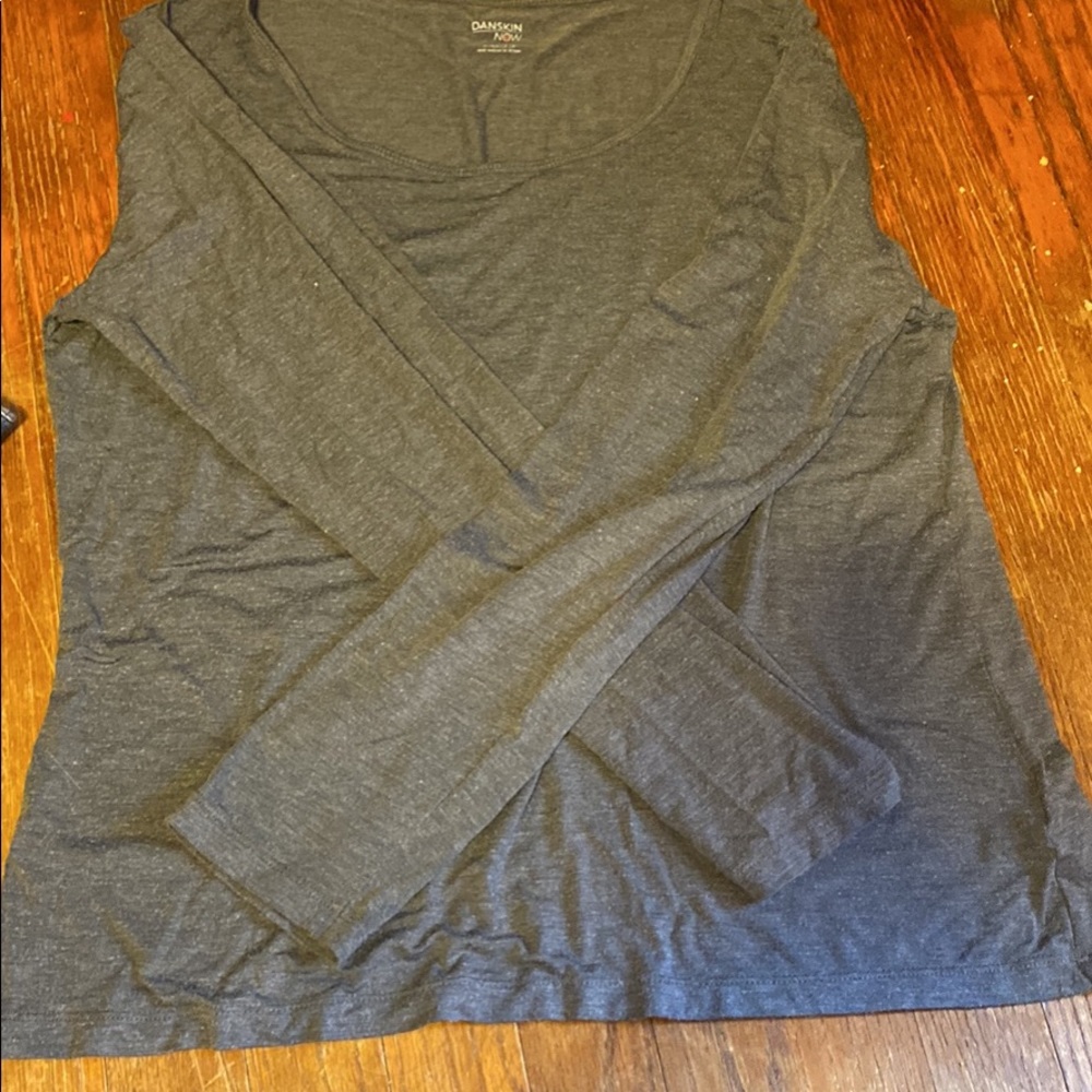 Grey long sleeve shirt